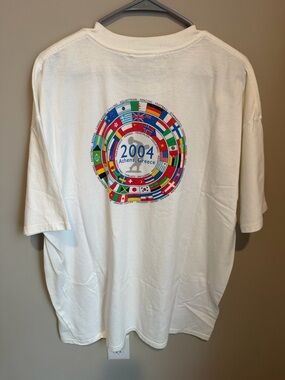 Vintage 2004 Athens Olympics USA T-Shirt 2XL